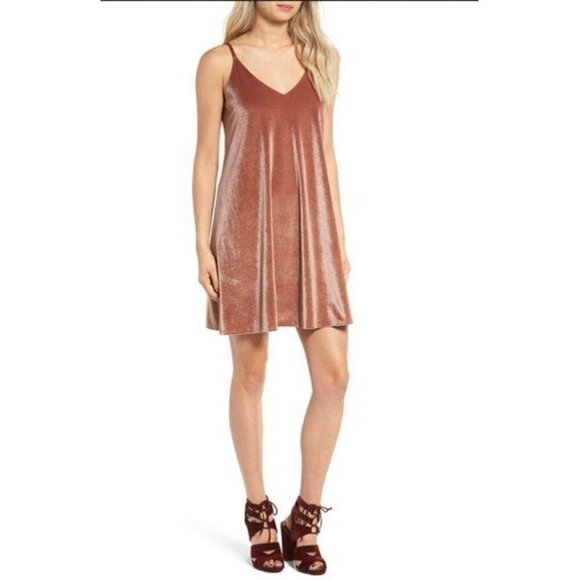 💕NORDSTROM TEN SIXTY SHERMAN💕 Velvet Camisole Dress Small S - Picture 10 of 16